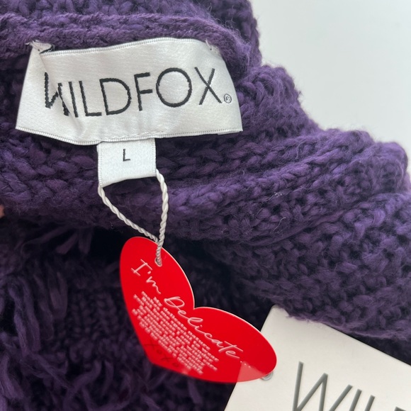 NWT Wildfox String of Pearls Palmetto Sweater size L - Picture 7 of 7